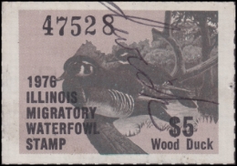 Picture of 1976 Illinois Duck Stamp Used F-VF