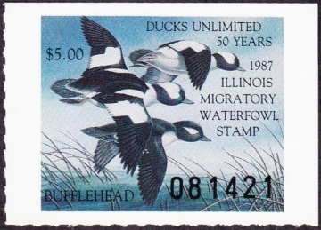 Picture of 1987 Illinois Duck Stamp MNH VF