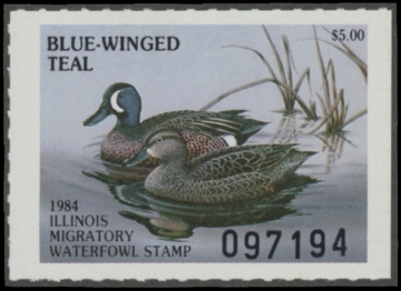 Picture of 1984 Illinois Duck Stamp MNH VF