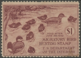 Picture of RW8 1941 Duck Stamp  Unsigned Fine