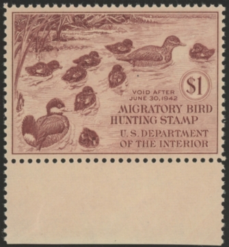 Picture of RW8 1941 Duck Stamp  MNH VF