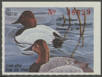 Picture of 1987 Indiana Duck Stamp MNH VF