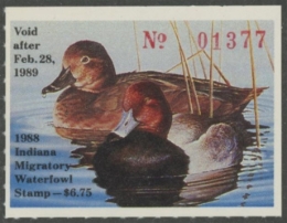 Picture of 1988 Indiana Duck Stamp MNH VF