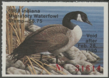 Picture of 1989 Indiana Duck Stamp MNH VF