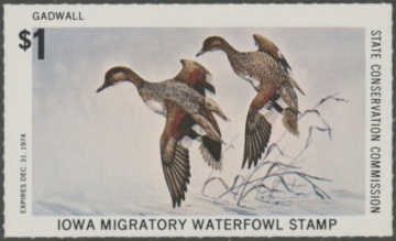 Picture of 1974 Iowa Duck Stamp MNH VF