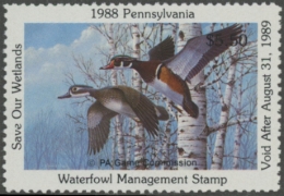 Picture of 1988 Pennsylvania Duck Stamp MNH VF