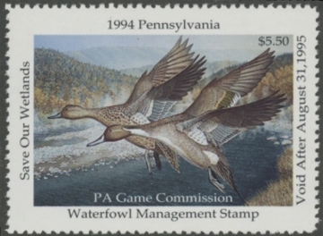 Picture of 1994 Pennsylvania Duck Stamp MNH VF