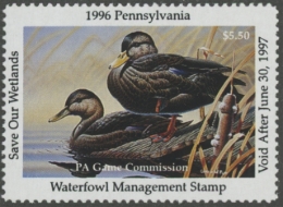 Picture of 1996 Pennsylvania Duck Stamp MNH VF