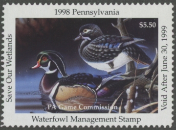 Picture of 1998 Pennsylvania Duck Stamp MNH VF