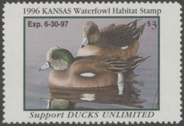 Picture of 1996 Kansas Duck Stamp MNH VF