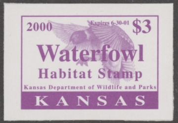 Picture of 2000 Kansas Duck Stamp MNH VF