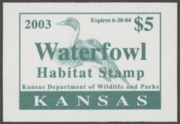 Picture of 2003 Kansas Duck Stamp MNH VF