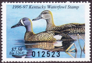 Picture of 1996 Kentucky Duck Stamp MNH VF