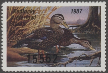 Picture of 1987 Kentucky Duck Stamp MNH VF