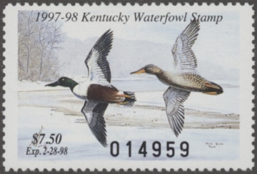 Picture of 1997 Kentucky Duck Stamp MNH VF