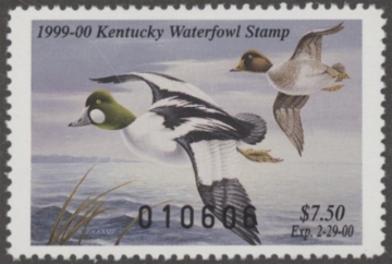 Picture of 1999 Kentucky Duck Stamp MNH VF