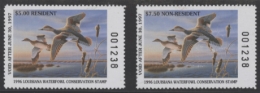 Picture of 1996 Louisiana Duck Stamps  MNH VF