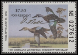 Picture of 1989 Louisiana Duck Stamp - First of State MNH VF
