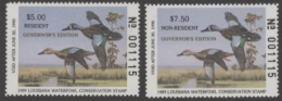 Picture of 1989 Louisiana Duck Stamps - Governor's Edition MNH VF