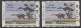 Picture of 1989 Louisiana Duck Stamp - Governor's Edition MNH VF