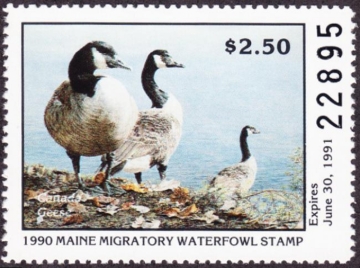 Picture of 1990 Maine Duck Stamp MNH VF