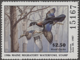 Picture of 1986 Maine Duck Stamp MNH VF