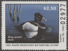 Picture of 1991 Maine Duck Stamp MNH VF