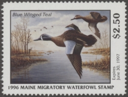 Picture of 1996 Maine Duck Stamp MNH VF