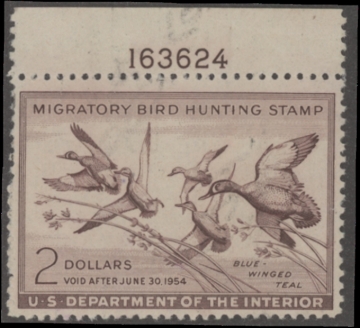 Picture of RW20 1953 Duck Stamp  Unsigned F-VF