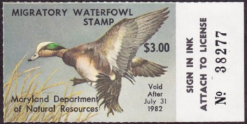 Picture of 1981 Maryland Duck Stamp MNH VF