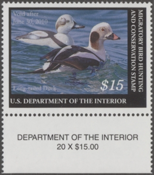 Picture of RW76 2009 Duck Stamp  MNH VF