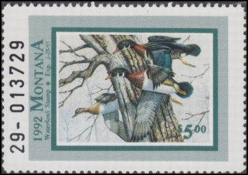 Picture of 1992 Montana Duck Stamp