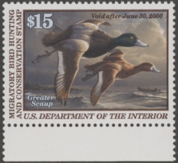 Picture of RW66 1999 Duck Stamp  MNH VF
