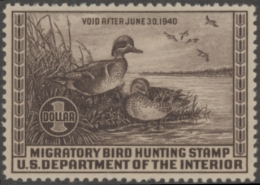 Picture of RW6 1939 Duck Stamp  MLH VF