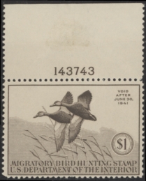 Picture of RW7 1940 Duck Stamp  MLH F-VF
