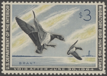 Picture of RW30 1963 Duck Stamp  MLH F-VF