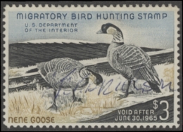 Picture of RW31 1964 Duck Stamp  Used F-VF