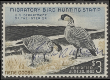 Picture of RW31 1964 Duck Stamp  Used F-VF