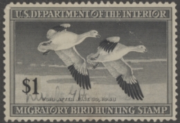 Picture of RW14 1947 Duck Stamp  Used F-VF
