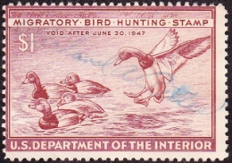 Picture of RW13 1946 Duck Stamp  Used Fine
