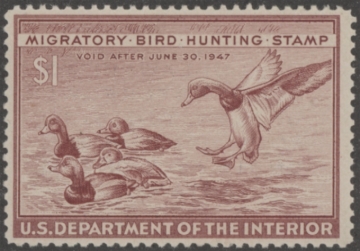 Picture of RW13 1946 Duck Stamp  MNH F-VF