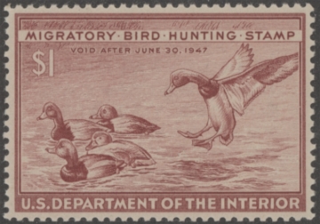 Picture of RW13 1946 Duck Stamp  MNH VF