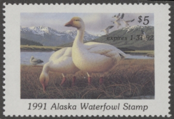 Picture of 1991 Alaska Duck Stamp MNH VF