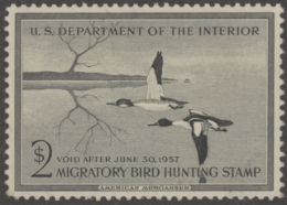 Picture of RW23 1956 Duck Stamp  MLH XF