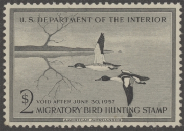 Picture of RW23 1956 Duck Stamp  MLH XF