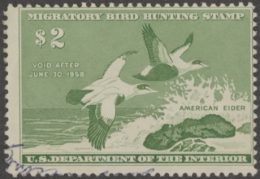 Picture of RW24 1957 Duck Stamp  Used VG