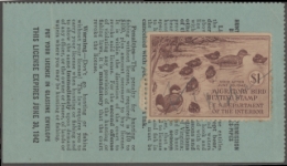 Picture of RW8 1941 Duck Stamp  Used on VA NR License F-VF