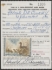 Picture of RW28 1961 Duck Stamp  Used on NJ License F-VF