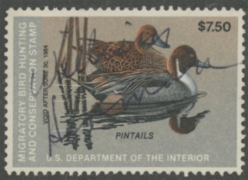 Picture of RW50 1983 Duck Stamp  Used F-VF