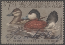 Picture of RW48 1981 Duck Stamp  Used F-VF
